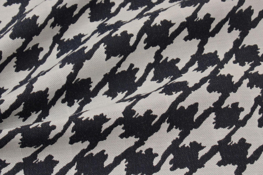 Abstract Big Houndstooth Jacquard-Fabric-FabricSight
