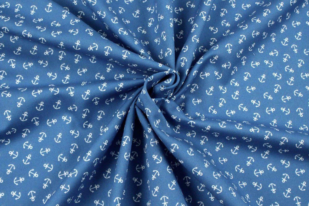 Anchor ORGANIC COTTON POPLIN - ANTI-BACTERIAL & HYDROPHOBIC FINISHING-Fabric-FabricSight
