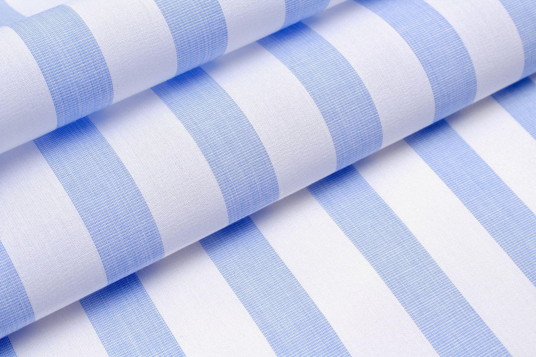 BCI Cotton Poplin Stripes - 10 designs available-Fabric-FabricSight