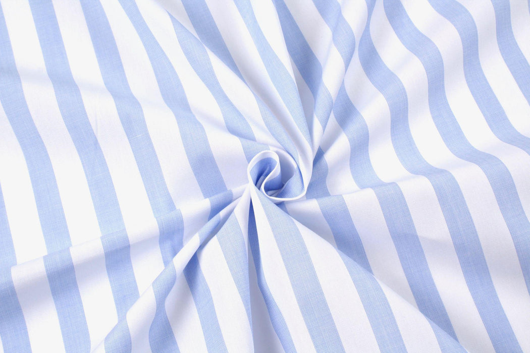 BCI Cotton Poplin Stripes - 10 designs available-Fabric-FabricSight