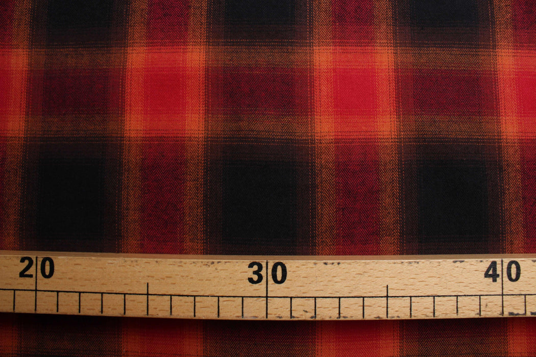 Brushed Cotton Flannel – Tartan Checks-Fabric-FabricSight