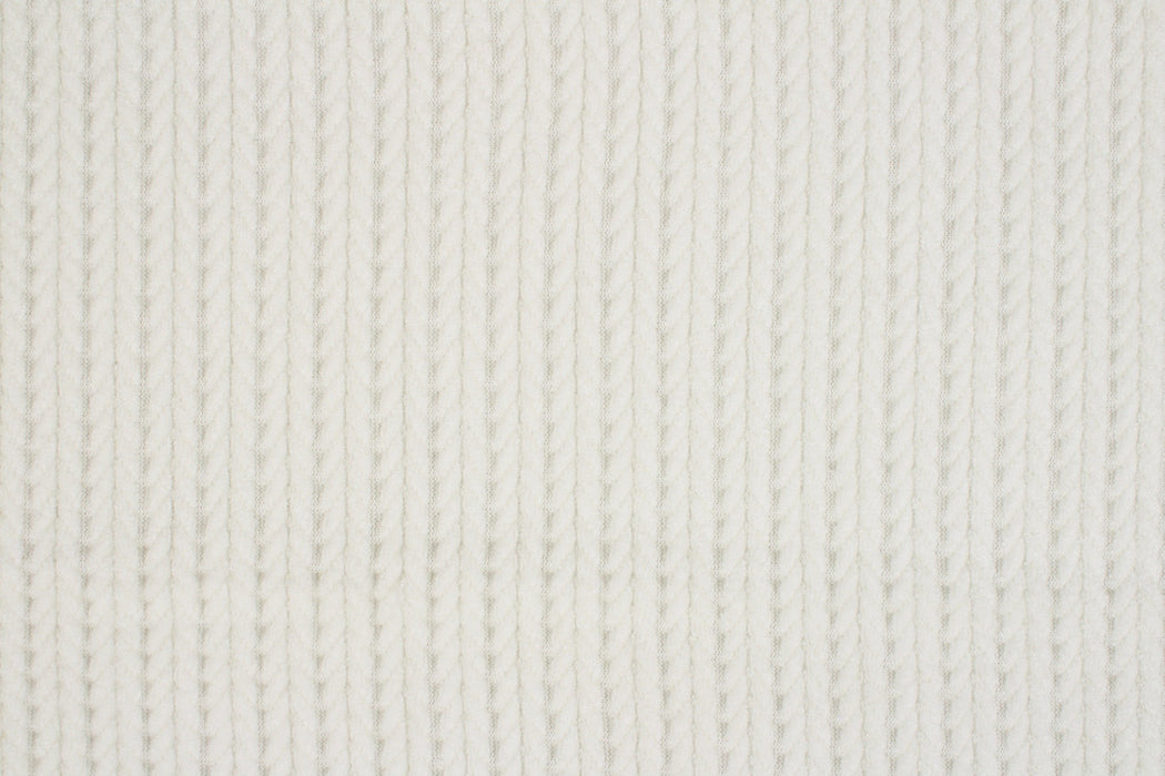 Cashmere Touch Knitted Jacquard - Cable-knit-Roll-FabricSight