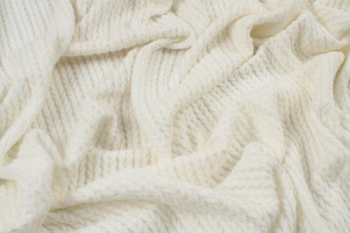 Cashmere Touch Knitted Jacquard - Cable-knit-Roll-FabricSight