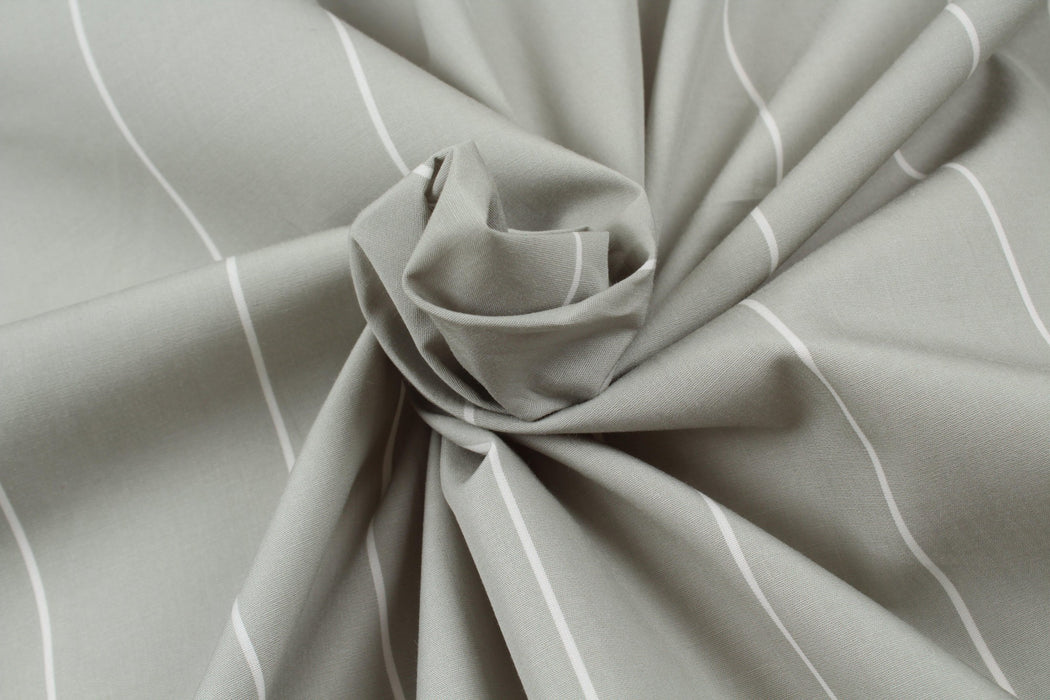 Cotton 60/2 Poplin - Stripes-Fabric-FabricSight