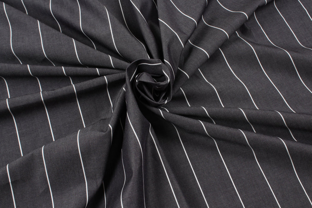 Cotton 60/2 Poplin - Stripes-Fabric-FabricSight