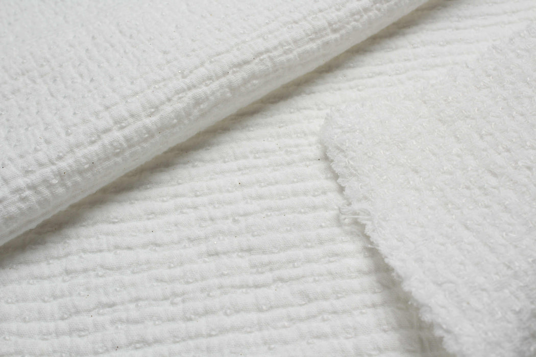 Cotton Crinkled Dobby Muslin-Fabric-FabricSight