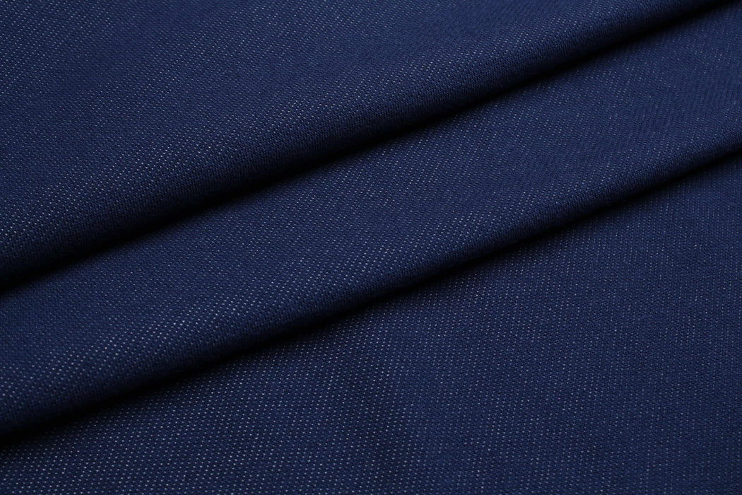 Cotton Denim Knit - Stretch-Fabric-FabricSight