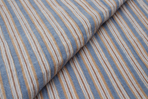 Cotton Double Muslin - Fancy Checks and Stripes Prints - 4 Variants-Fabric-FabricSight