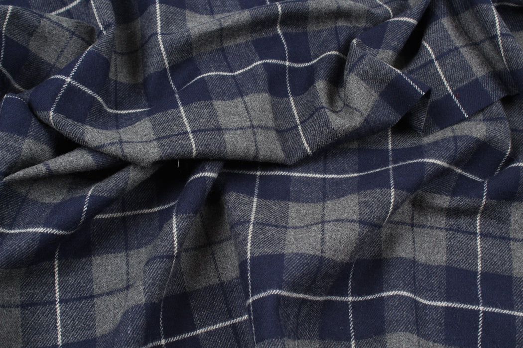 Cotton Flannel Tartan Checks-Fabric-FabricSight