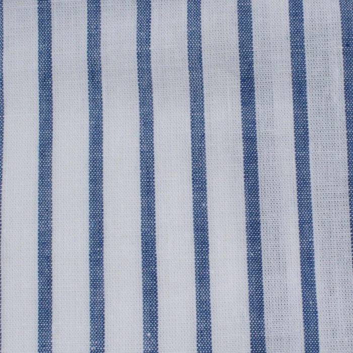 Cotton Linen Fabric for Summer - Stripes - (Remnant)-Remnant-FabricSight