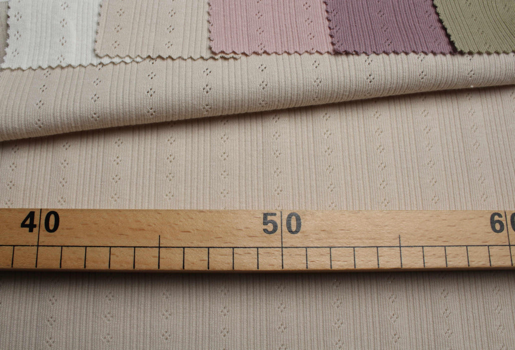 Cotton Pointoille Rib for Tops - 5 Colors Available-Fabric-FabricSight
