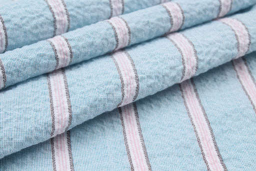 Cotton Seersucker - Stripes-Fabric-FabricSight