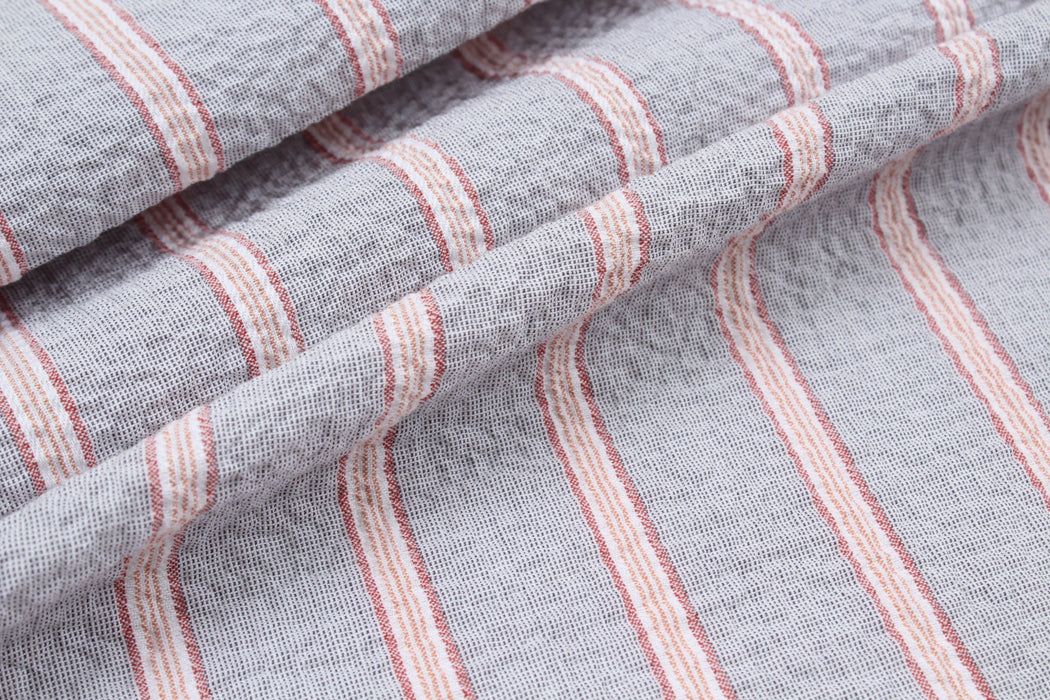 Cotton Seersucker - Stripes-Fabric-FabricSight