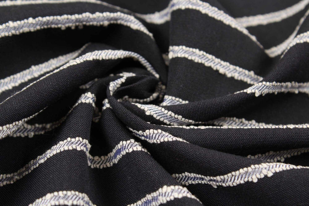 Cotton Shirting - Bicolor Stripes-Fabric-FabricSight