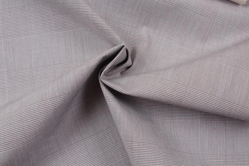 Cotton Stretch Prince of Wales for Trousers-Fabric-FabricSight