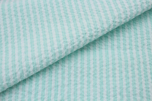Cotton Stretch Seersucker - Stripes - 7 Colors Available-Fabric-FabricSight