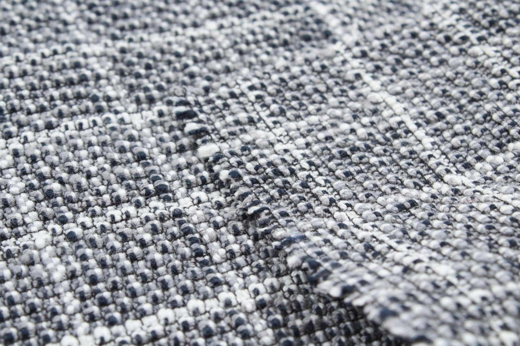 Cotton Stretch Tweed - Navy & White-Fabric-FabricSight