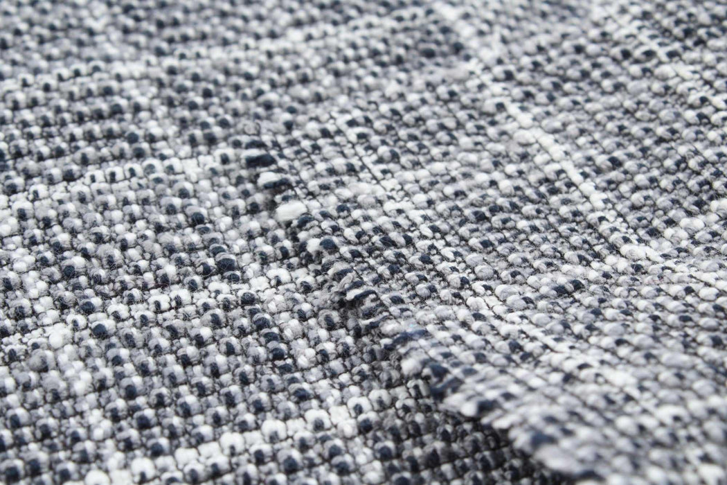 Cotton Stretch Tweed - Navy & White-Fabric-FabricSight