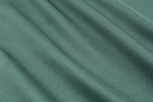 Cotton Viscose Double Twill - Green-Fabric-FabricSight