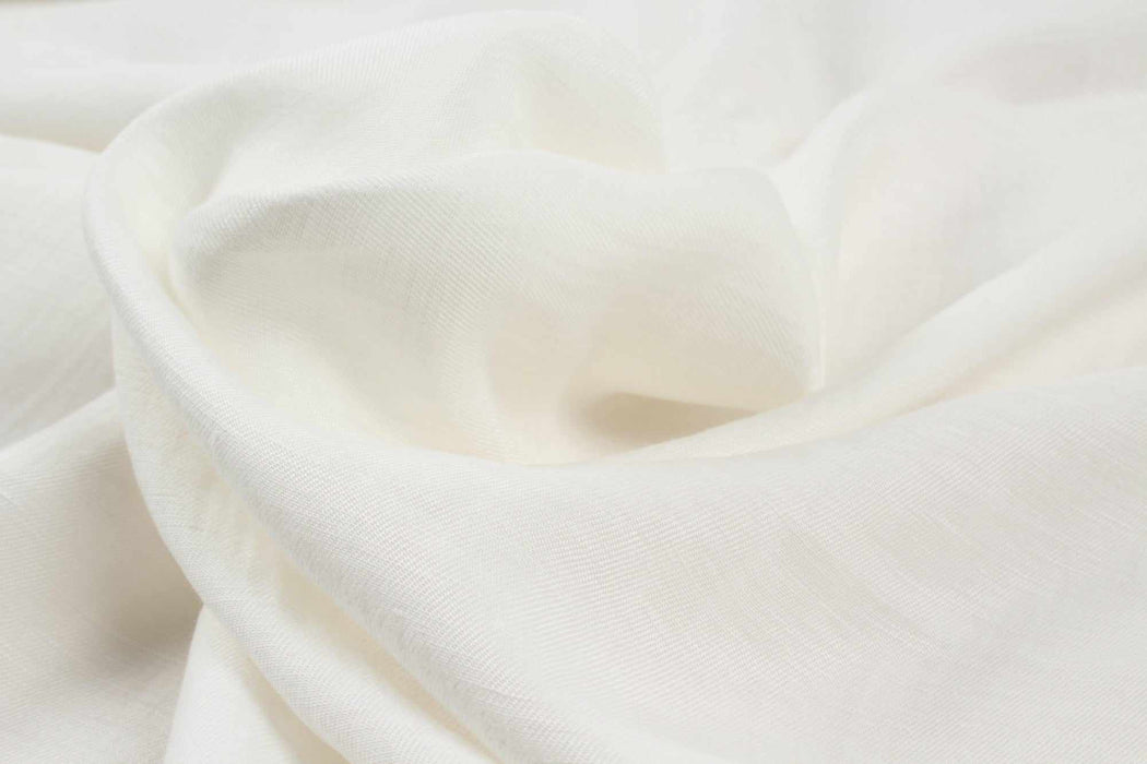 Cupro Linen Twill, Vegan Certified - STEFANY (+30 Colors)-Fabric-FabricSight