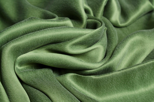 Cupro Viscose Blend Twill, Vegan Certified - Aqua (Limited Edition Colors)-Fabric-FabricSight