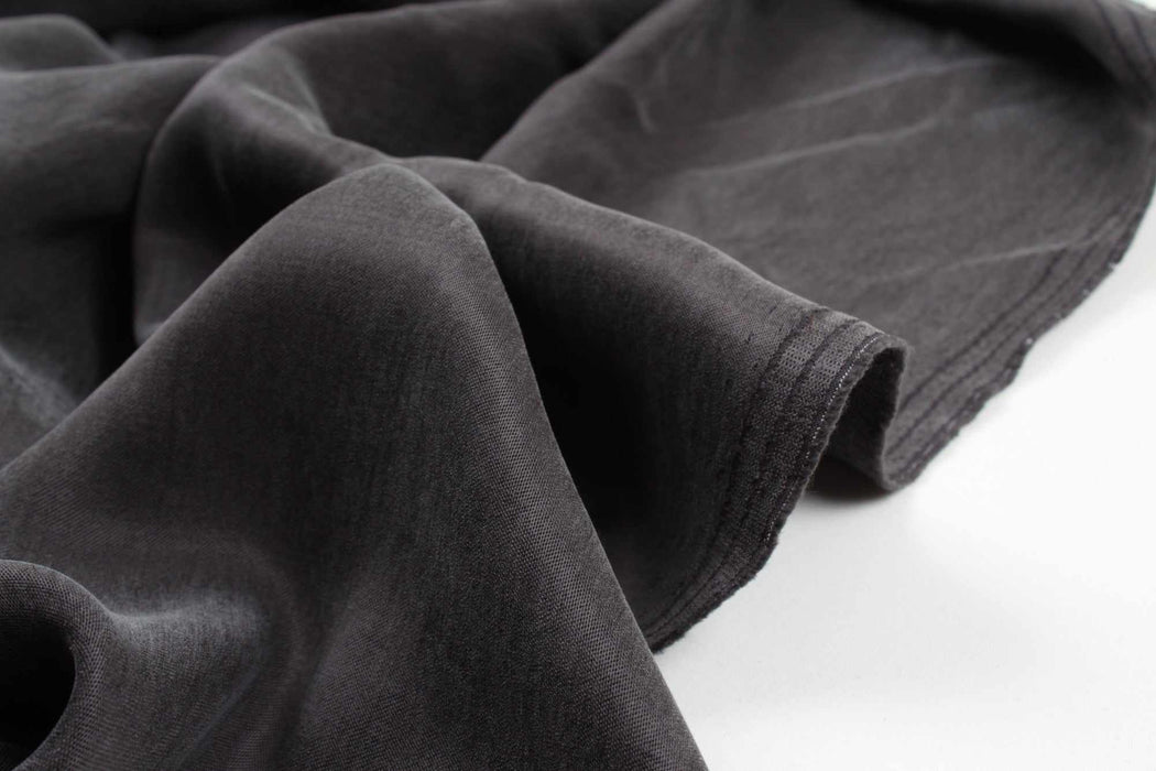 Cupro Viscose Blend Twill, Vegan Certified - Aqua (Limited Edition Colors)-Fabric-FabricSight