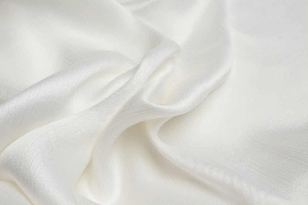 Cupro Viscose Crepe Satin – Textured Fluidity with a Subtle Sheen-Fabric-FabricSight