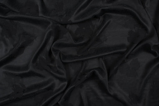 Cupro Viscose Floral Jacquard-Fabric-FabricSight
