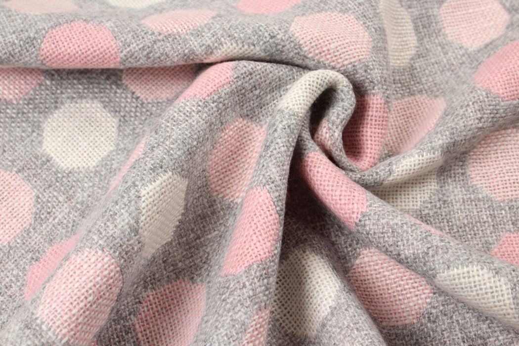 Doble Face Spots and Checks Soft Jacquard-Fabric-FabricSight