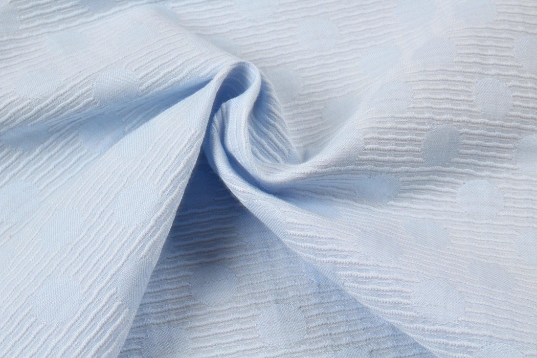 Dots Pastel Cotton Jacquard-Fabric-FabricSight