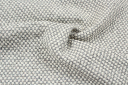 Double Face Recycled Wool - Chess Pattern-Fabric-FabricSight