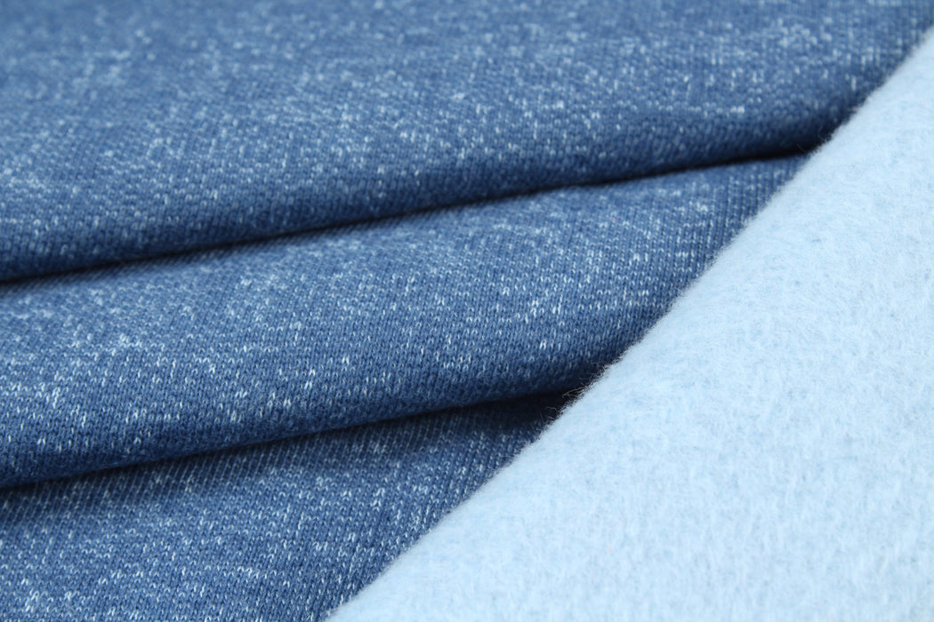 Double Face Tone on Tone Brushed Fleece - 5 Colors Available-Roll-FabricSight