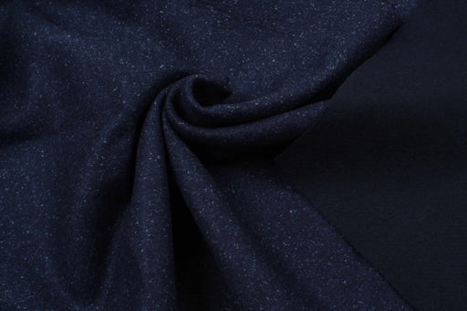 Double Face Wool Fabric for Coats and Accessories - Navy-Fabric-FabricSight