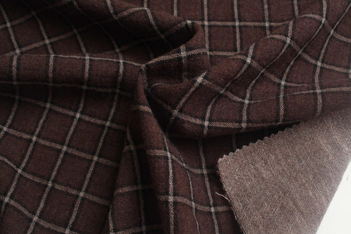 Double Muslin Organic Cotton Over Shirt - Checks-Fabric-FabricSight