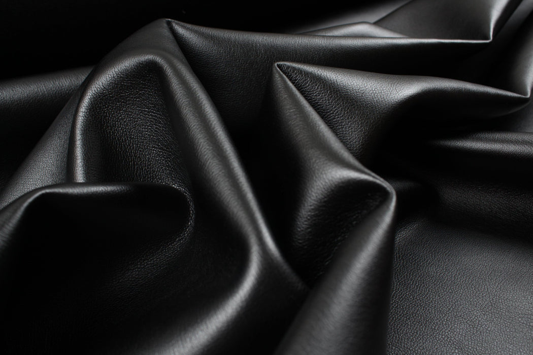 Engraved Faux (Vegan) Leather - Shiny - 17 Colors Available-Fabric-FabricSight