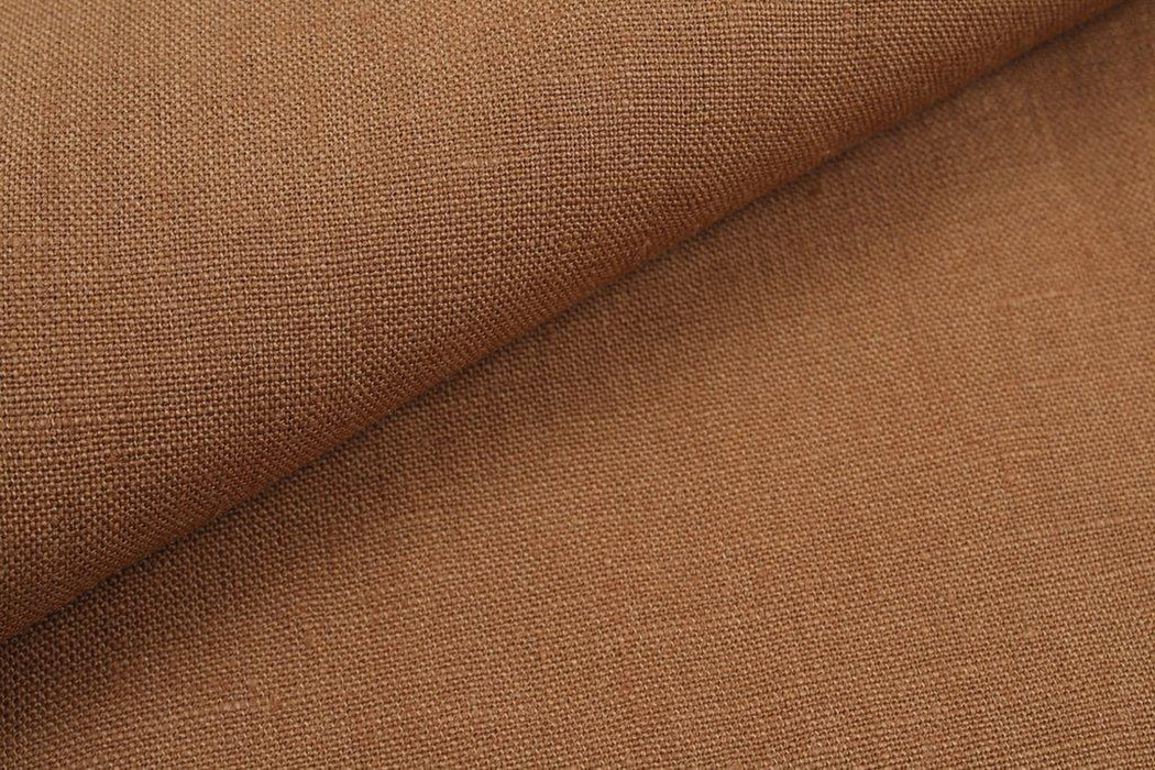 European Certified Linen for Bottoms - Camel Brown - 30 colors available-Fabric-FabricSight