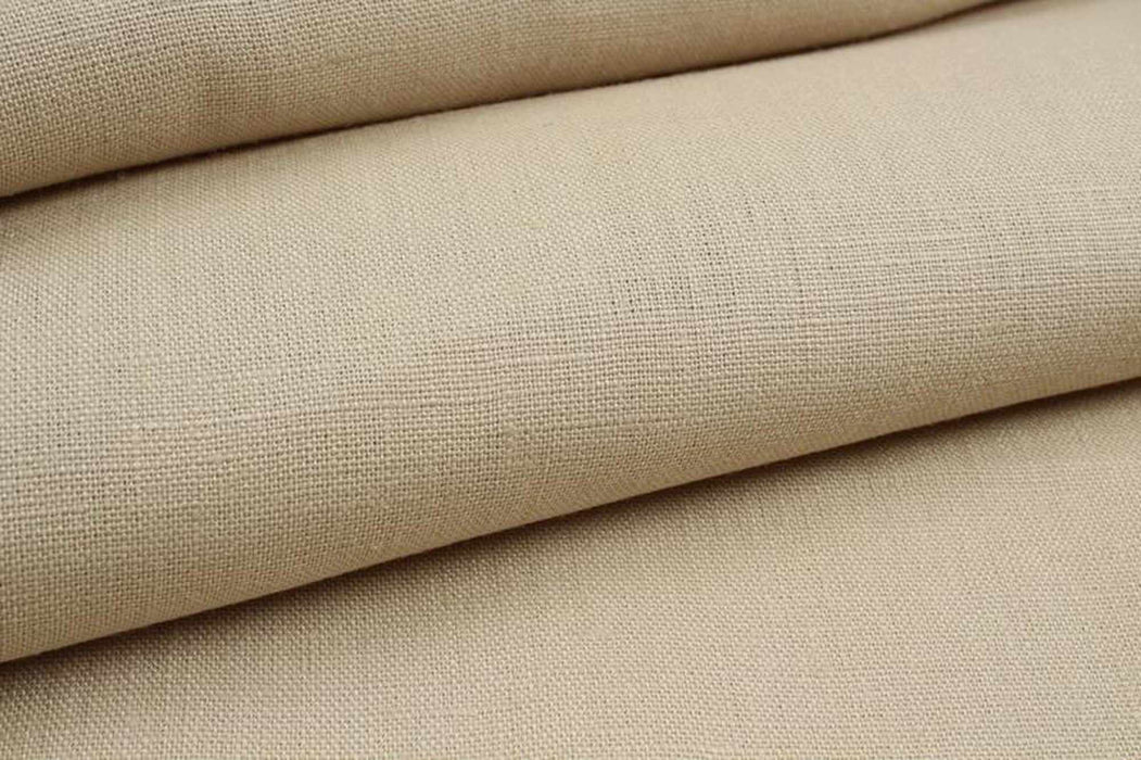 European Certified Linen for Bottoms - Camel Brown - 30 colors available-Fabric-FabricSight