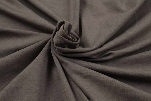 Extra Fine Super Stretch Cotton Jersey - Solid Grey-Fabric-FabricSight