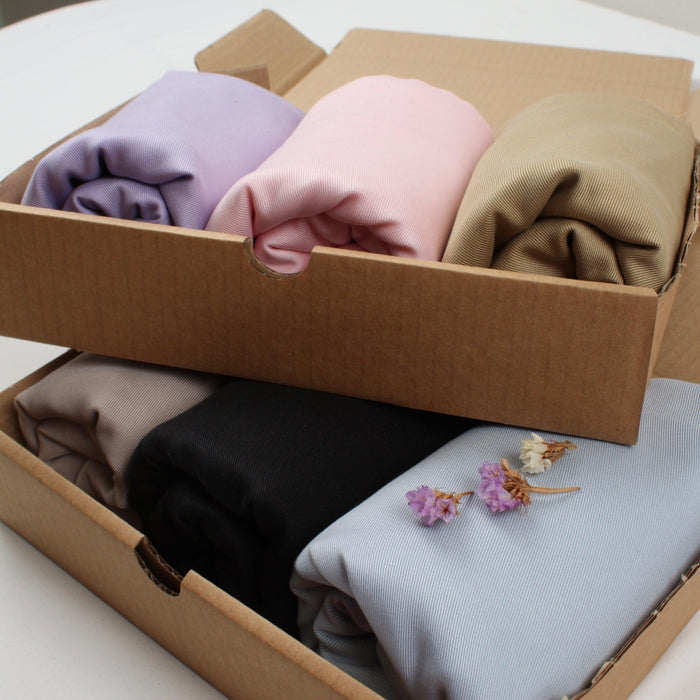 Fabrics Box - Tencel Twill for Shirts and Dresses - Soft Colors-Fabric-FabricSight