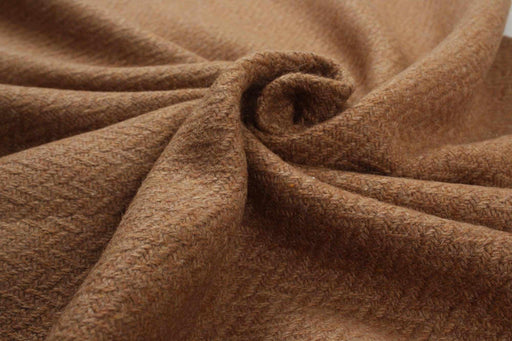 Fancy Chevron Recycled Wool for Coats-Fabric-FabricSight