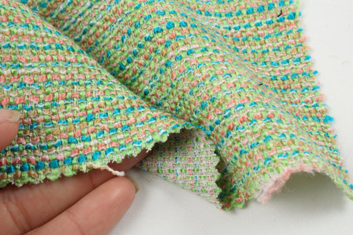 Fancy Multicolor Tweed - Viscose Blend - 3 Colors Available-Fabric-FabricSight