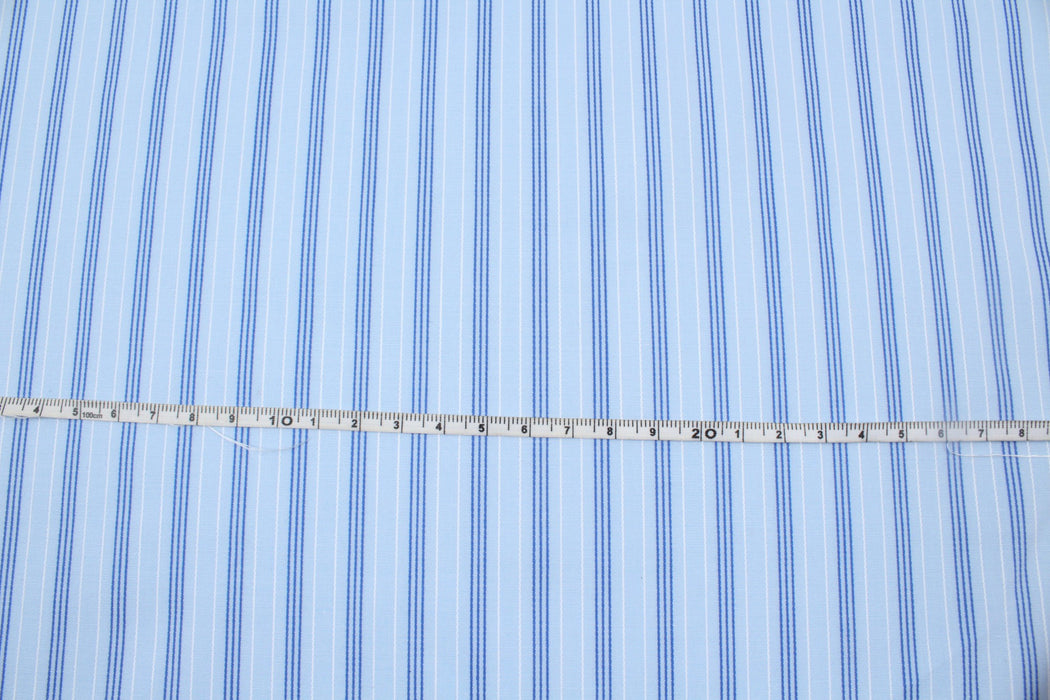 Fancy Organic Cotton Stripes Poplin - 6 Variants Available-Fabric-FabricSight