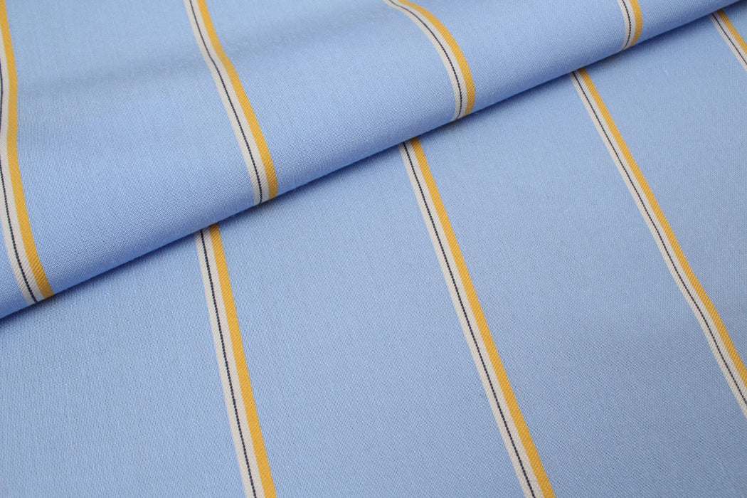 Finetouch Shirting Viscose - Stripes-Fabric-FabricSight