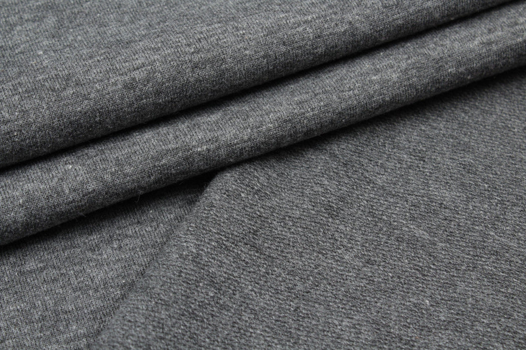 French Terry Organic Cotton Stretch for Sweatshirts-Fabric-FabricSight
