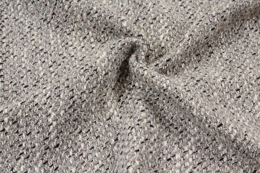 Grey Tweed - Lurex-Fabric-FabricSight