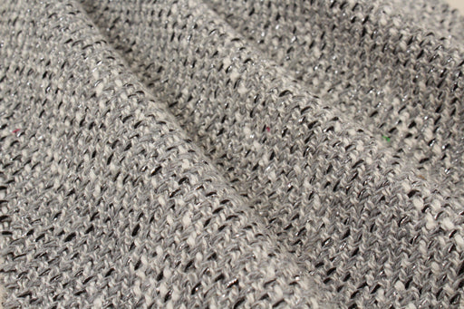 Grey Tweed - Lurex-Fabric-FabricSight