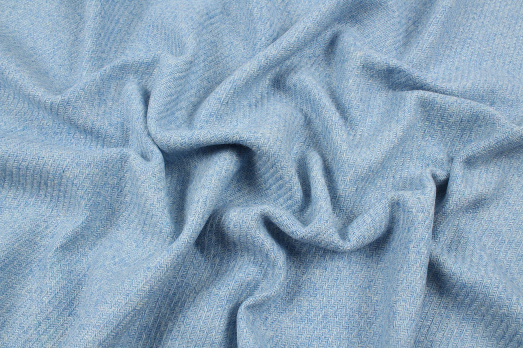 Heavy Structured Recycled Wool for Outwear-Fabric-FabricSight