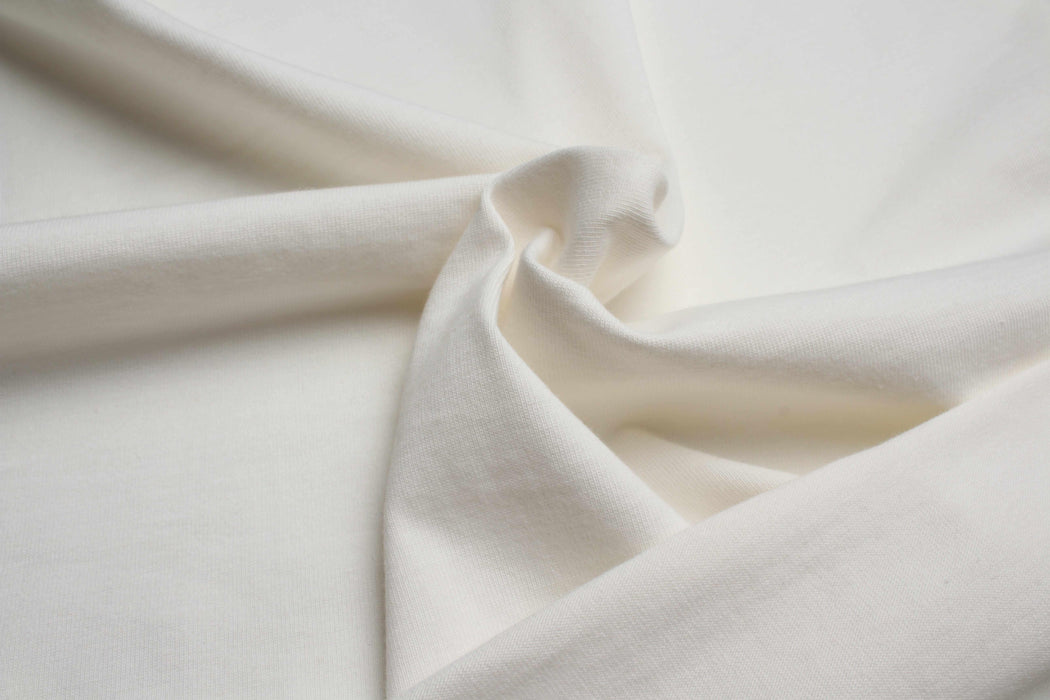 Heavyweight Organic Cotton Jersey – 100% Cotton, 310 g/m² (178 cm Width)-Fabric-FabricSight