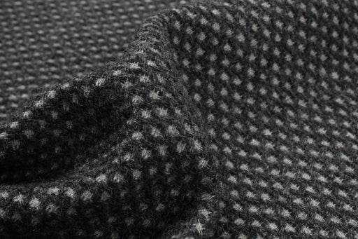 Honeycomb Recycled Wool for Coats-Fabric-FabricSight
