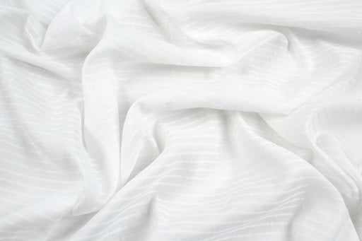 Light Acetate Modal Gauze - Stripes-Surplus-FabricSight